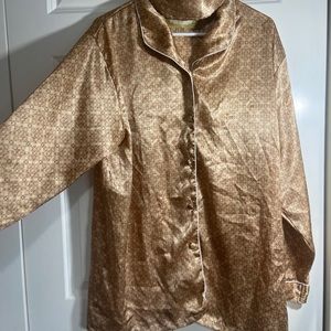 Silk Minx two piece pajama set.